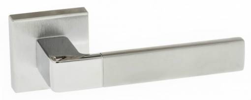 Forme FMS254SC/PC Asti Lever on Square Minimal Rose SC/PC | Specialist Ironmongery & Industrial Suppliers Ltd