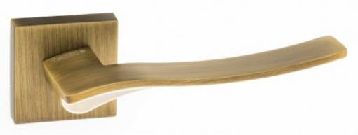 Forme FMS280YB Olimpia Lever on Square Minimal Rose YB | Specialist Ironmongery & Industrial Suppliers Ltd