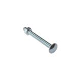Forgefix Carriage Bolts & Nuts M8 BZP Pack 10 Image 1 Thumbnail