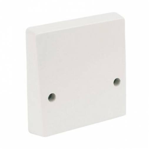 SparkPak E43 Cooker Cable Outlet Plate White Image 1