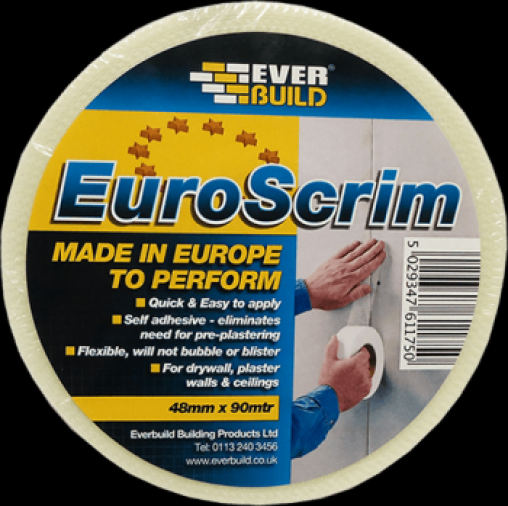 Everbuild Euroscrim Scrim Tape 48mm x 90m (24) Image 1