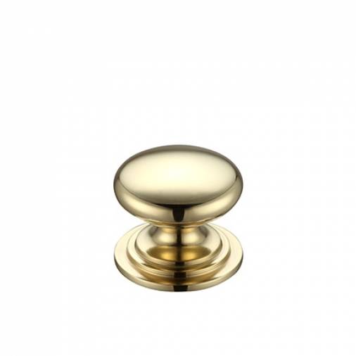 Zoo FCH01PB Cabinet Knob - Polished Brass Image 1