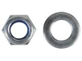 Forgefix FPNYLOC5 Nyloc Nuts & Washers M5 BZP Pack 40 Image 1 Thumbnail