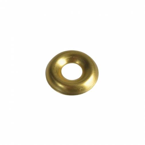 Forgefix FPSCW8B Screw Cup Washers No. 8 PB Pack 20 Image 1