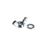 Forgefix Wing Nuts & Washers BZP Pack 12 Image 1 Thumbnail