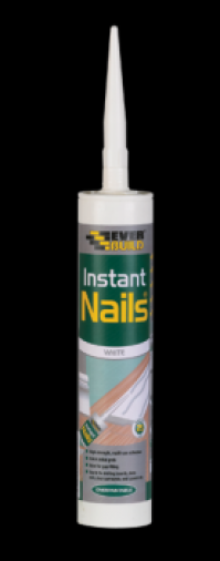 Everbuild Instant Nails Adhesive 290ml White (12) Image 1