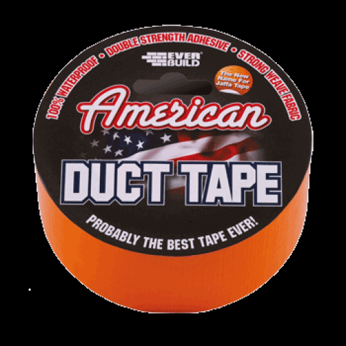 Everbuild American Duct / Gaffa Tape Silver 50mm x 25m (12) Image 1