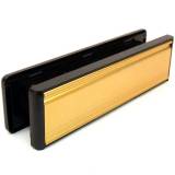 Welseal Telescopic Draught Proofing Letter Boxes Gold Image 1 Thumbnail