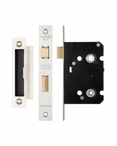 Zoo ZBCSS Bathroom Lock - Satin Stainless Image 1