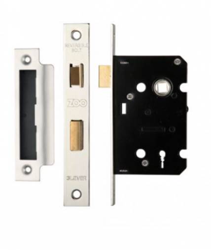 Zoo ZSC3SS 3L Contract Sashlock - Satin Stainless Image 1