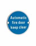 Zoo ZSS12 Automatic Fire Door Keep Clear Signage  Image 1 Thumbnail