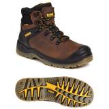 Dewalt Newark S3 Brown Hiker Safety Boots Image 1 Thumbnail
