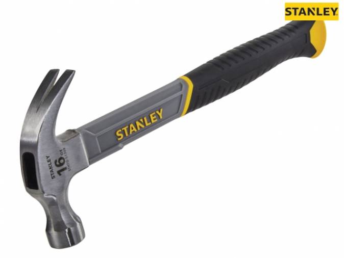 Stanley Fibreglass Shaft Curved Claw Hammer Image 2