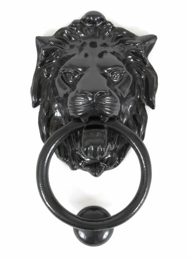 Black Lion Head Knocker Image 1