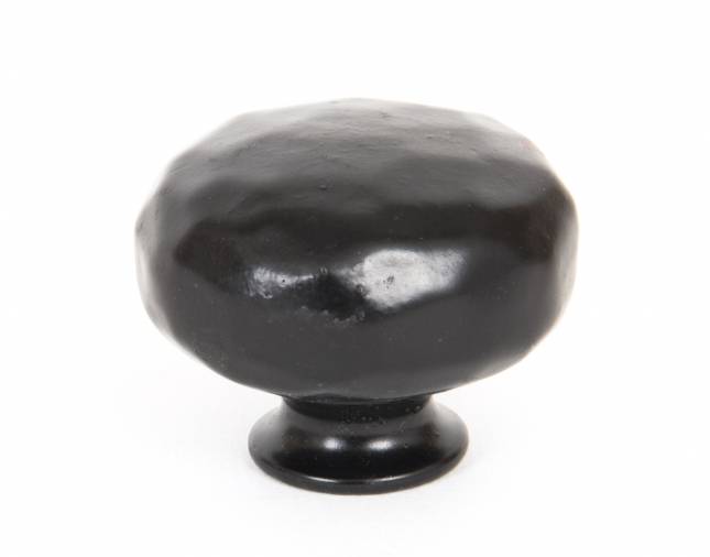 Black Elan Cabinet Knob - Large Image 1
