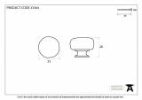 Black Elan Cabinet Knob - Small Image 3 Thumbnail