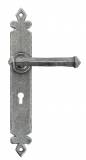 Pewter Tudor Lever Lock Set Image 1 Thumbnail