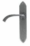 Pewter Gothic Curved Sprung Lever Latch Set Image 1 Thumbnail