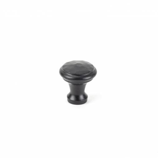 Black Hammered Cabinet Knob - Small Image 1