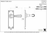 Anvil 45311 Aged Brass Hinton Lever Latch Set Image 4 Thumbnail