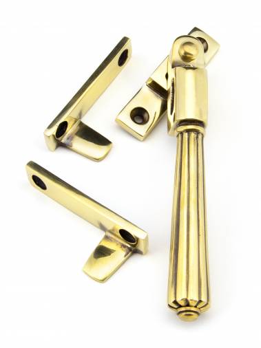 Anvil 45344 Aged Brass Night-Vent Locking Hinton Fastener Image 1