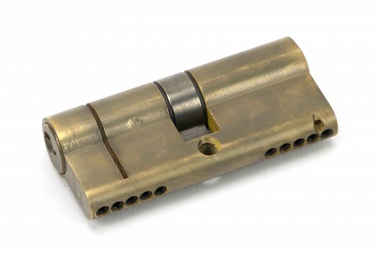 Anvil 45807 Aged Brass 35/35 5-Pin Euro Cylinder Image 1