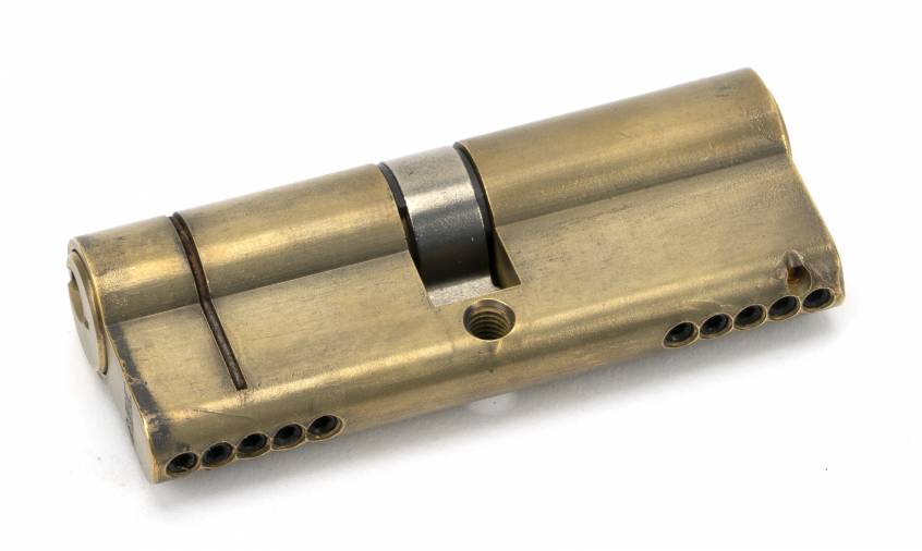 Anvil 45831 Aged Brass 40/40 5-Pin Euro Cylinder - Keyed Alike Image 1
