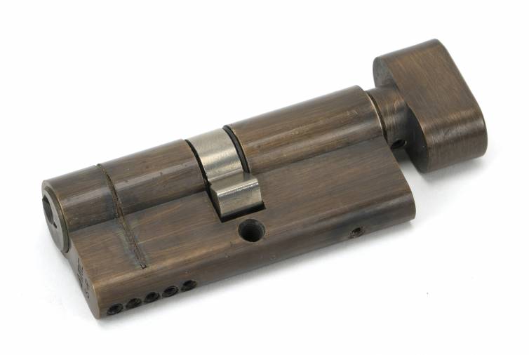 Anvil 45847 Aged Brass 35/35 5pin Euro Cylinder/Thumbturn Image 1
