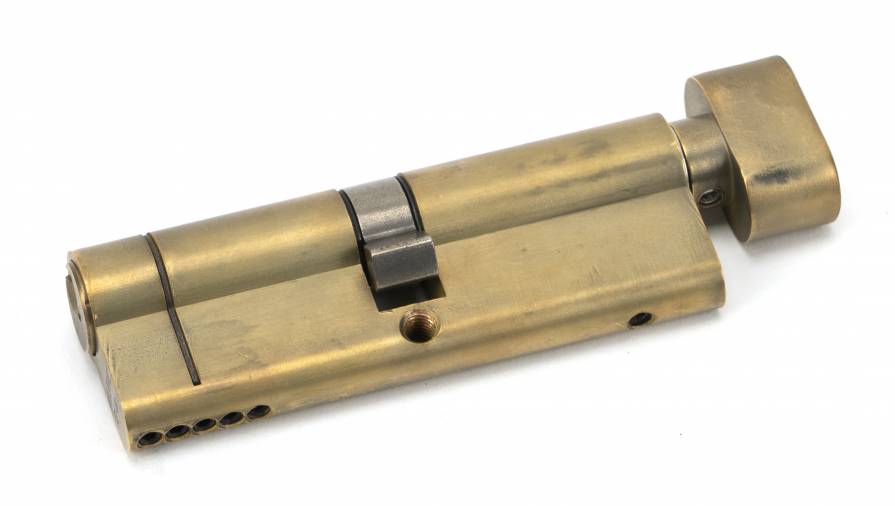 Anvil 45863 Aged Brass 45/45 5pin Euro Cylinder/Thumbturn Image 1