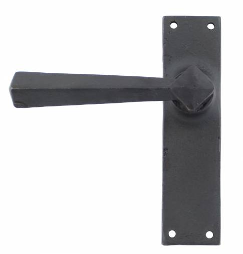 Beeswax Straight Lever Latch Set Image 1