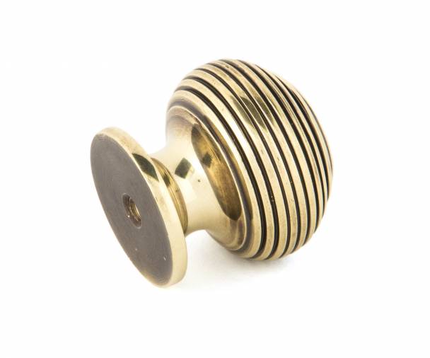 Anvil 83865 Aged Brass Beehive Cabinet Knob 30mm Image 2