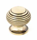 Anvil 83865 Aged Brass Beehive Cabinet Knob 30mm Image 1 Thumbnail