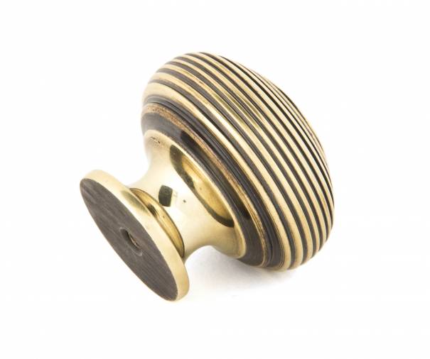 Anvil 83866 Aged Brass Beehive Cabinet Knob 40mm Image 2