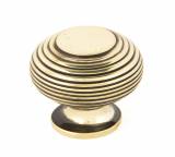 Anvil 83866 Aged Brass Beehive Cabinet Knob 40mm Image 1 Thumbnail