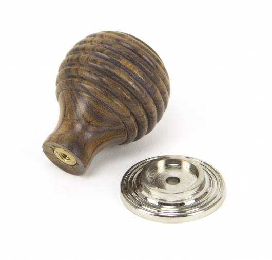 Rosewood and PN Beehive Cabinet Knob 35mm Image 2