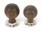 Rosewood and PN Beehive Cabinet Knob 38mm Image 3 Thumbnail