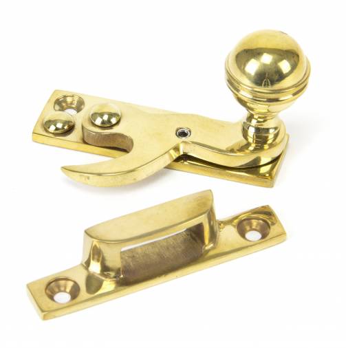 Polished Brass Prestbury Sash Hook Fastener Image 1