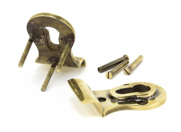 Anvil 90065 Aged Brass 50mm Euro Door Pull (Back to Back fixings) Image 2