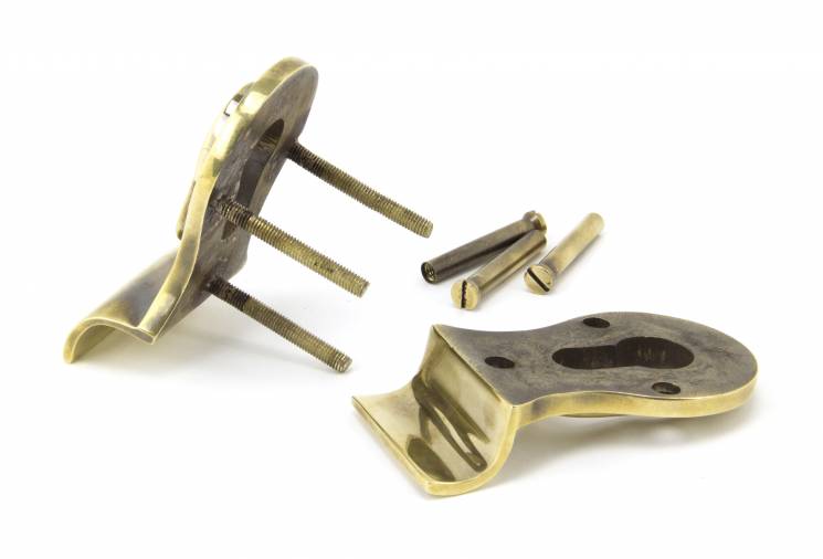 Anvil 90065 Aged Brass 50mm Euro Door Pull (Back to Back fixings) Image 3