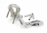 Polished Chrome 50mm Euro Door Pull (Back to Back fixings) Image 2 Thumbnail