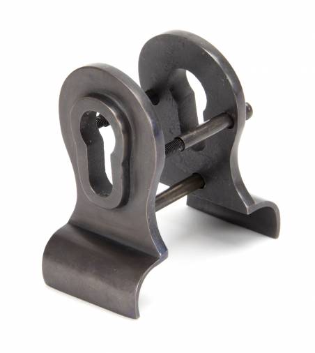 Aged Bronze 50mm Euro Door Pull (Back to Back fixings) Image 1
