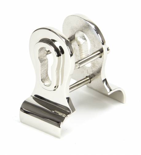 Polished Nickel 50mm Euro Door Pull (Back to Back fixings) Image 1