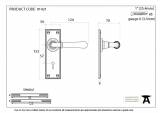 Polished Chrome Newbury Lever Lock Set Image 3 Thumbnail
