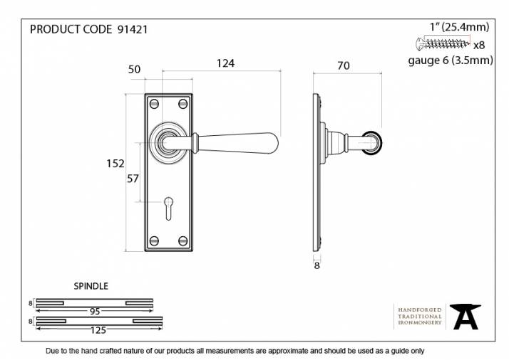 Polished Chrome Newbury Lever Lock Set Image 3