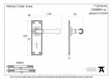 Polished Nickel Newbury Lever Lock Set Image 3 Thumbnail