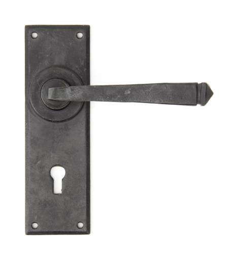 External Beeswax Avon Lever Lock Set Image 1