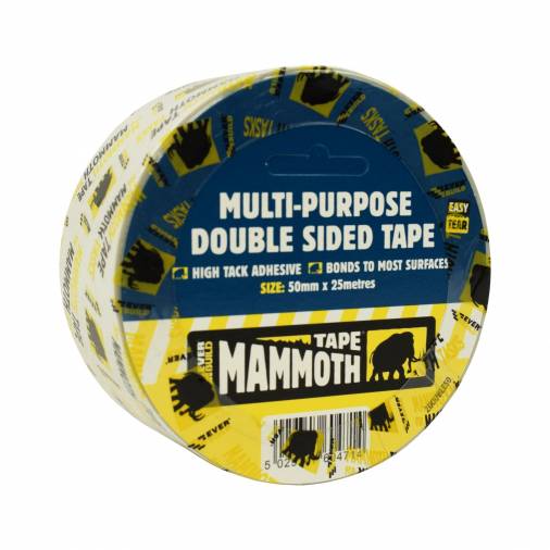 Everbuild Multi-Purpose Double Sided Tape 50mm x 10m Image 1
