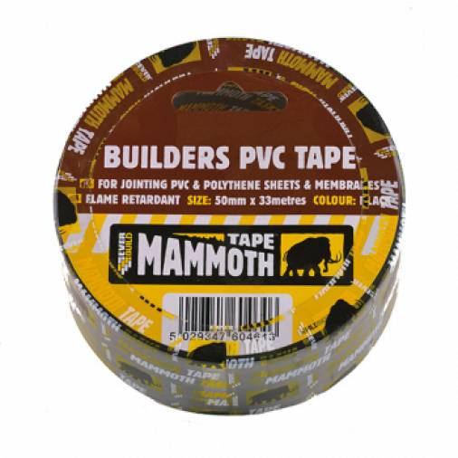 Everbuild Builders PVC Tape 50mm x 33m  Image 1