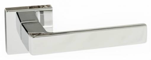 Forme FMS254PC Asti Lever on Square Minimal Rose PC | Specialist Ironmongery & Industrial Suppliers Ltd