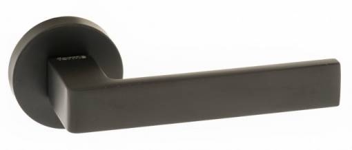 Forme FMR254MB Asti Lever on Round Minimal Rose MB | Specialist Ironmongery & Industrial Suppliers Ltd